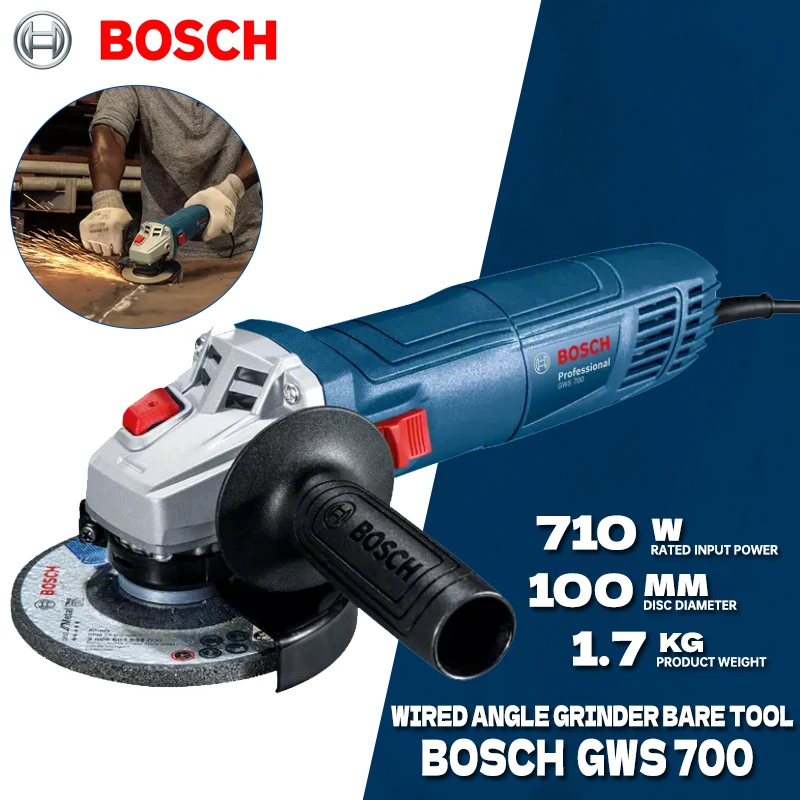 Power Tools Grinder - BOSCH GWS 700 เครื่องเจียรมุมแบบมีสาย 220V 100