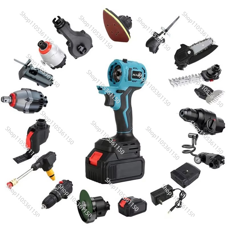 Power Tools Repairs - ชุดเครื่องมือไฟฟ้าไร้สายอเนกประสงค์แบบ All-in-One สำหรับซ่อมแซมในบ้าน DIY พร้อมหัวเปลี่ยน 20