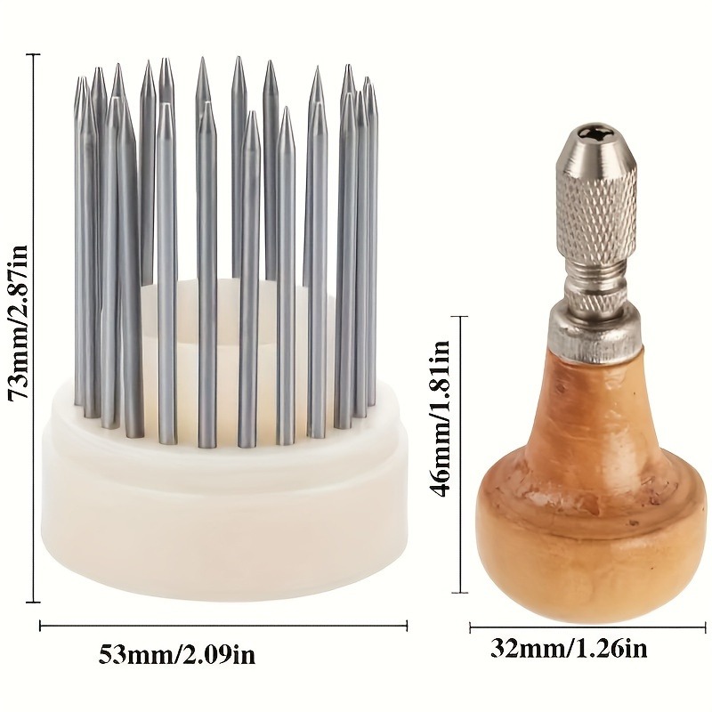 Power Tools You Need - ชุดเครื่องมือฝังเพชร 1 ชุด พร้อมเข็มร้อยลูกปัดพลาสติก AB ไมโครเซ็ต