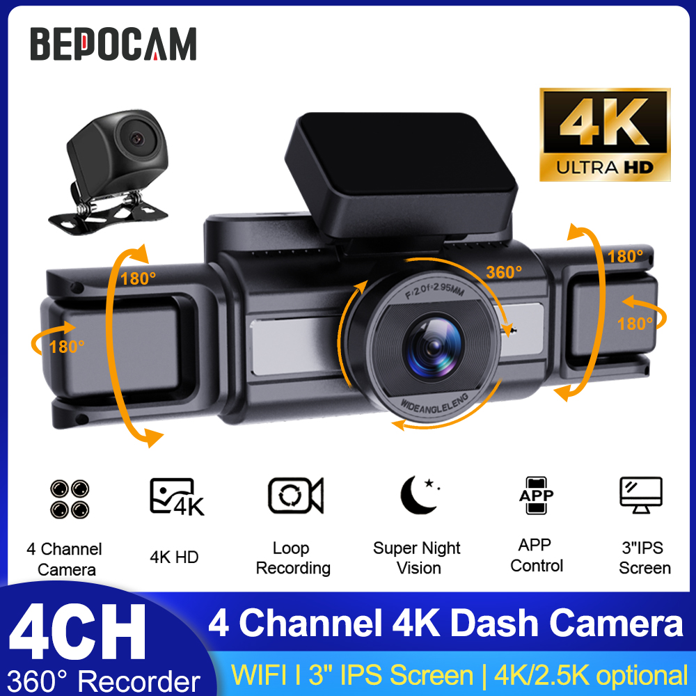 กล้องติดรถยนต์ BEPOCAM 4CH 4K  - Power Tools Germany บทวิจารณ์และราคา