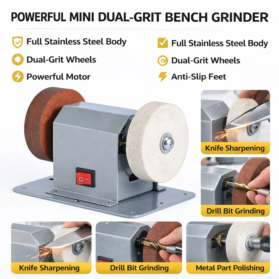 เครื่องเจียรไฟฟ้าขนาดเล็ก, ตัว - Power Tools Grinder บทวิจารณ์และราคา