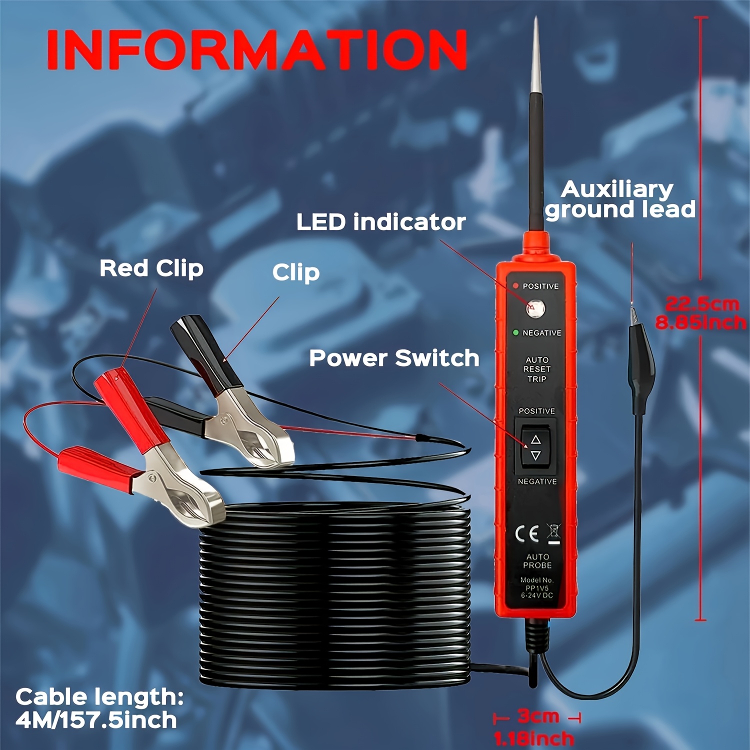 เครื่องทดสอบระบบไฟฟ้ารถยนต์อเน - Power Tools Automotive บทวิจารณ์และราคา