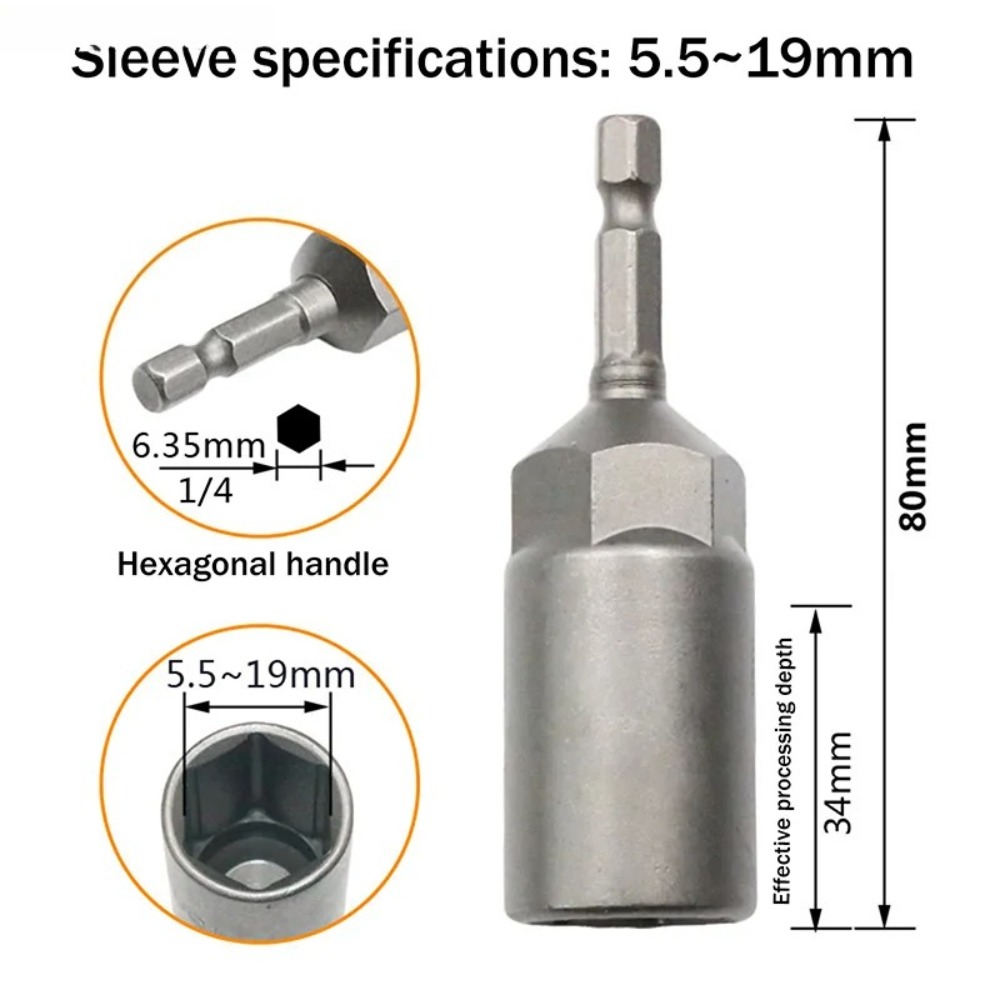 ชุดดอกไขควงหัวต่อแบบลึก 80 มม. - Power Tools List บทวิจารณ์และราคา