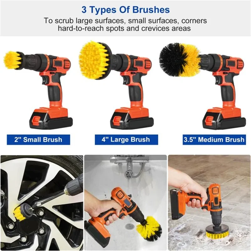 ชุดแปรงขัดทำความสะอาด 3 ชิ้น/ช - Power Tools List บทวิจารณ์และราคา