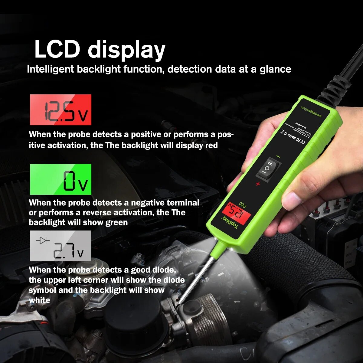 เครื่องทดสอบวงจรไฟฟ้ารถยนต์ Jd - Power Tools Automotive บทวิจารณ์และราคา