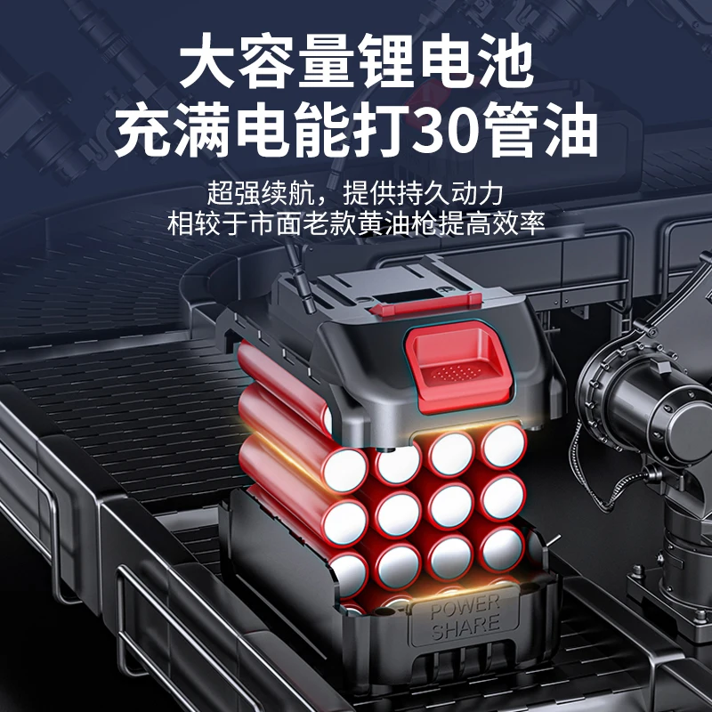 ปืนอัดจาระบีไฟฟ้า 24V แบตเตอรี - Power Tools Caterpillar บทวิจารณ์และราคา