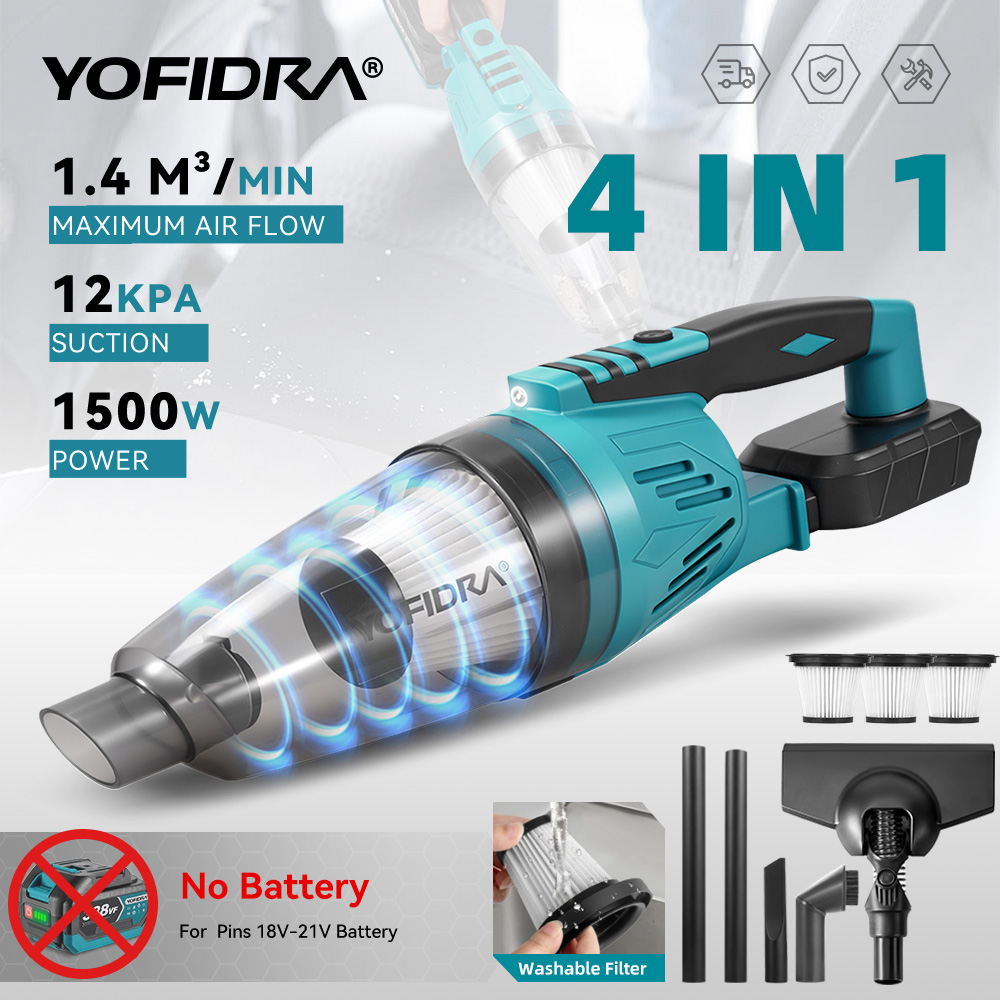 เครื่องดูดฝุ่นไร้สาย YOFIDRA 1 - Power Tools Automotive บทวิจารณ์และราคา