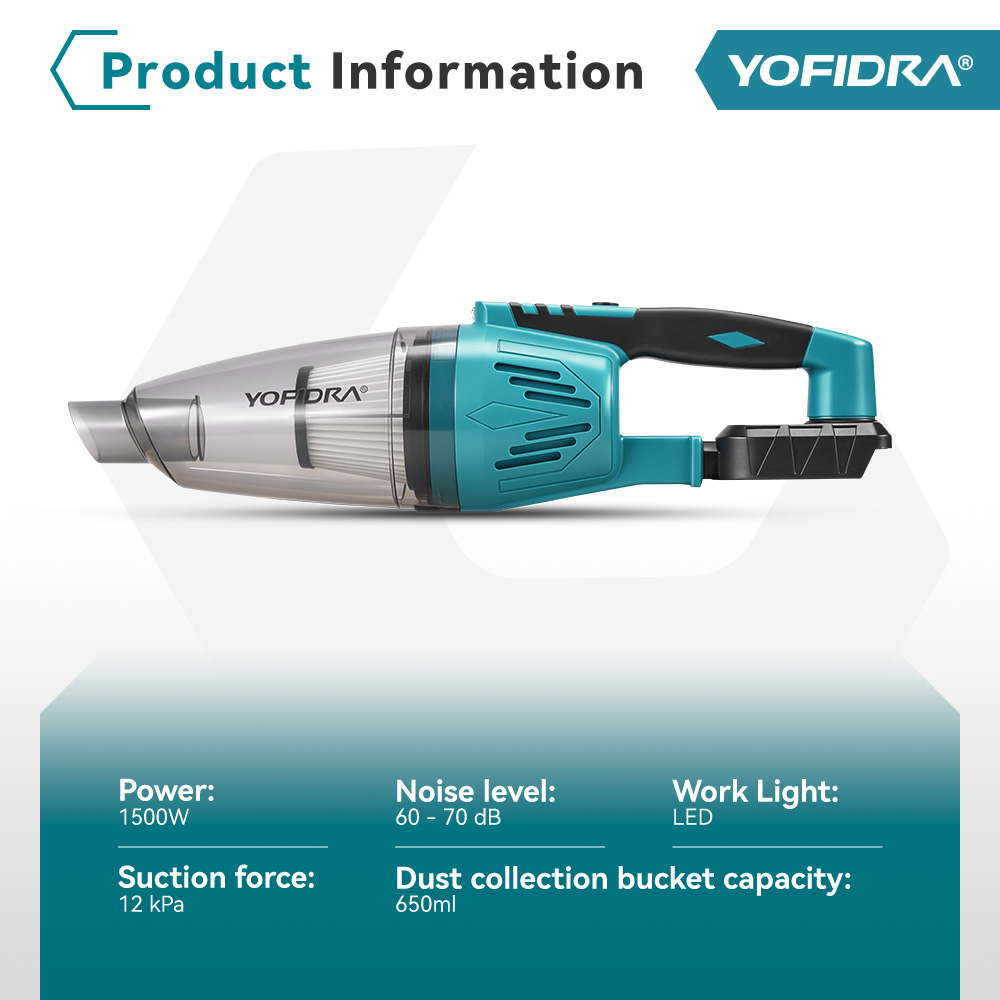 เครื่องดูดฝุ่นไร้สาย YOFIDRA 1 - Power Tools Automotive บทวิจารณ์และราคา