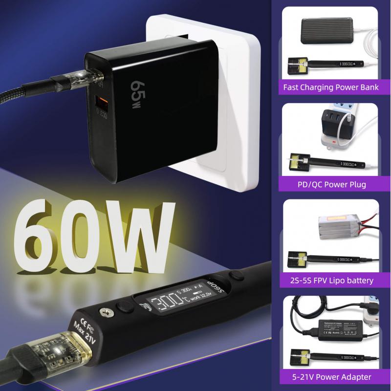 Sequre แบบพกพา S60p หัวแร้งไฟฟ - Power Tools Repairs บทวิจารณ์และราคา