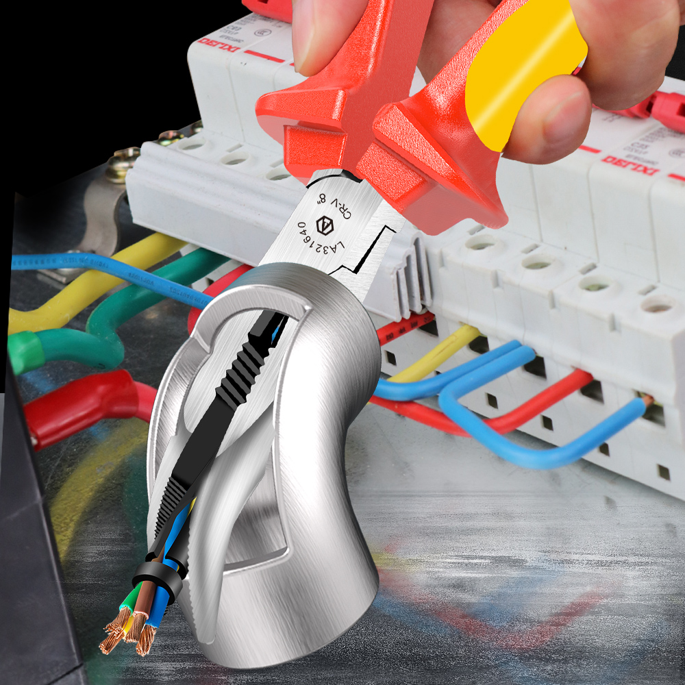 คีมปากโค้งหุ้มฉนวน Cr-V ตัดสาย - Power Tools Germany บทวิจารณ์และราคา