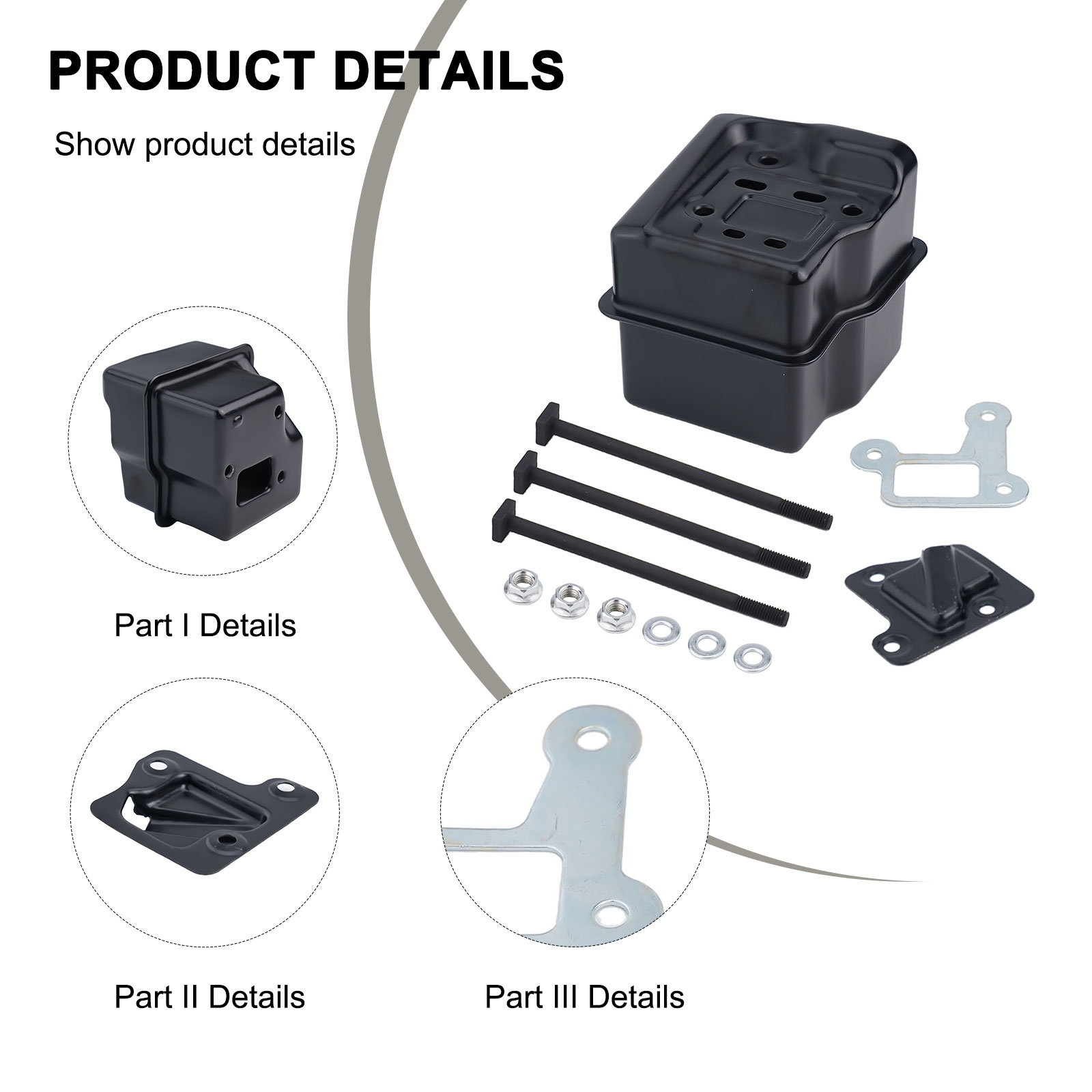 ฝาครอบปะเก็นท่อไอเสีย MS เนื้อ - Power Tools Names บทวิจารณ์และราคา