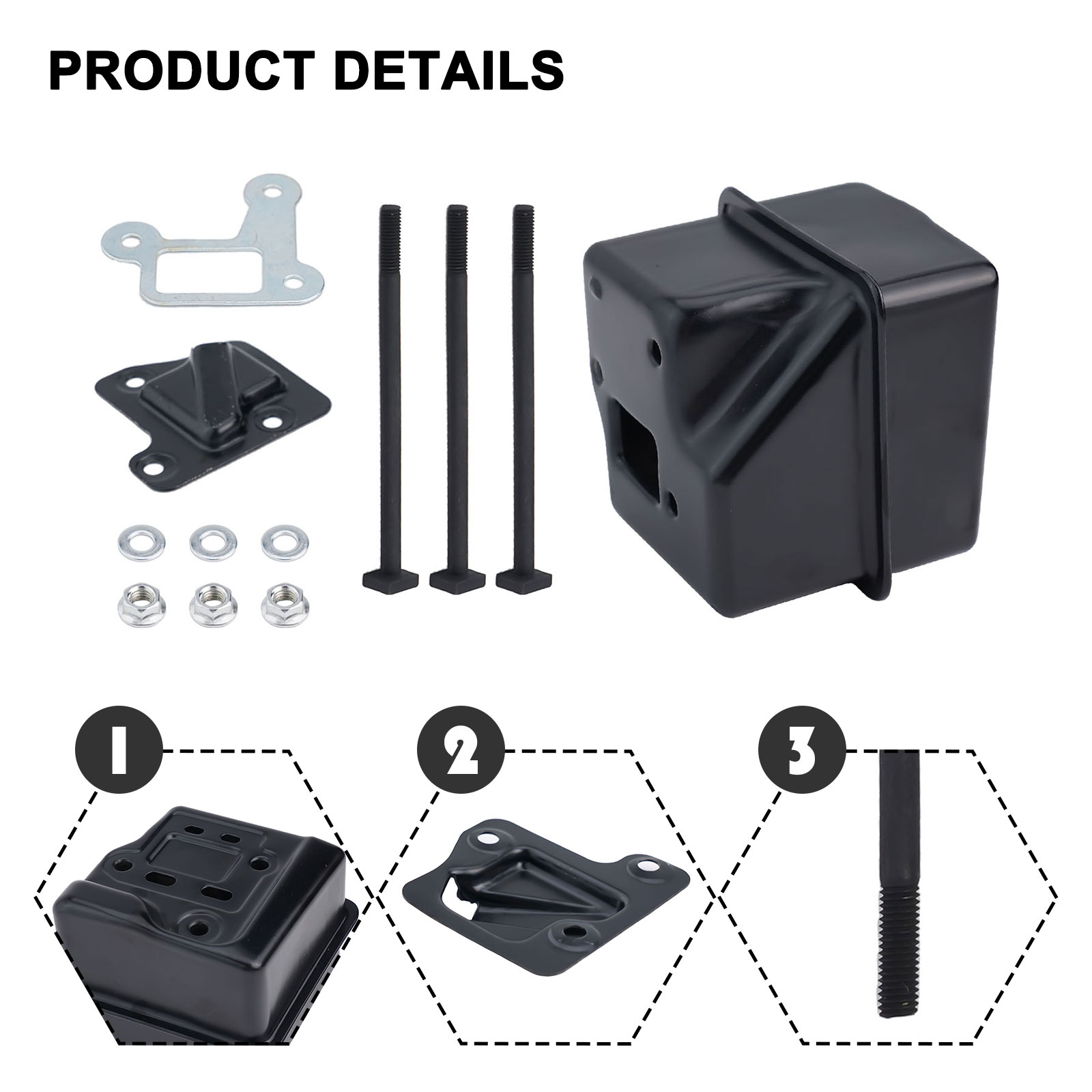 ฝาครอบปะเก็นท่อไอเสีย MS เนื้อ - Power Tools Names บทวิจารณ์และราคา