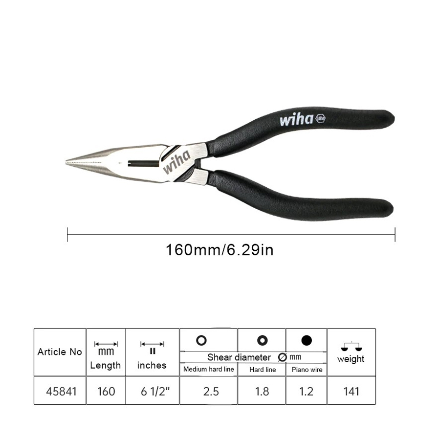 WIHA 1 ชิ้น คีมปากแหลม คีมตัดล - Power Tools Germany บทวิจารณ์และราคา
