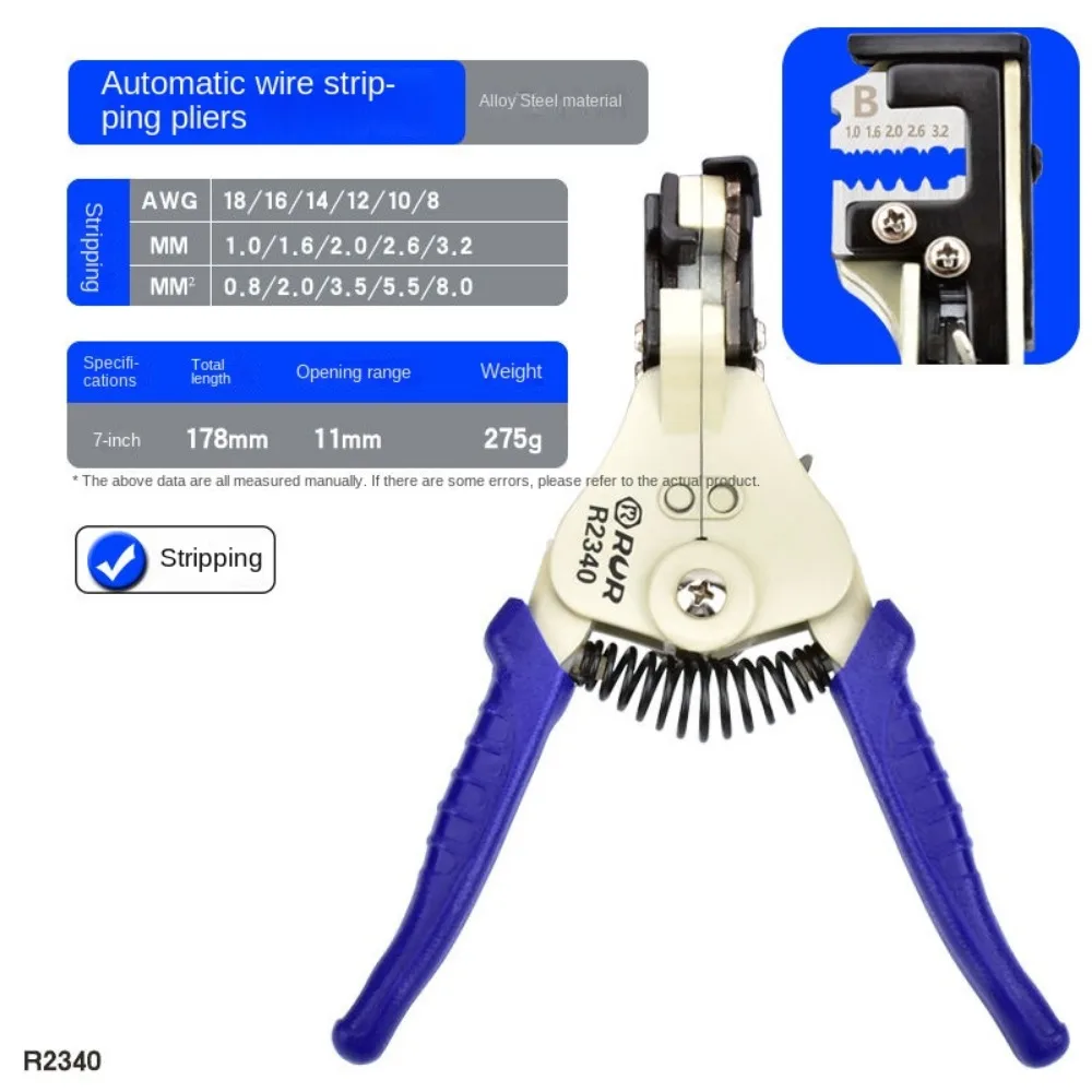 มือถือ Wire Stripper Quick ทอง - Power Tools Germany บทวิจารณ์และราคา