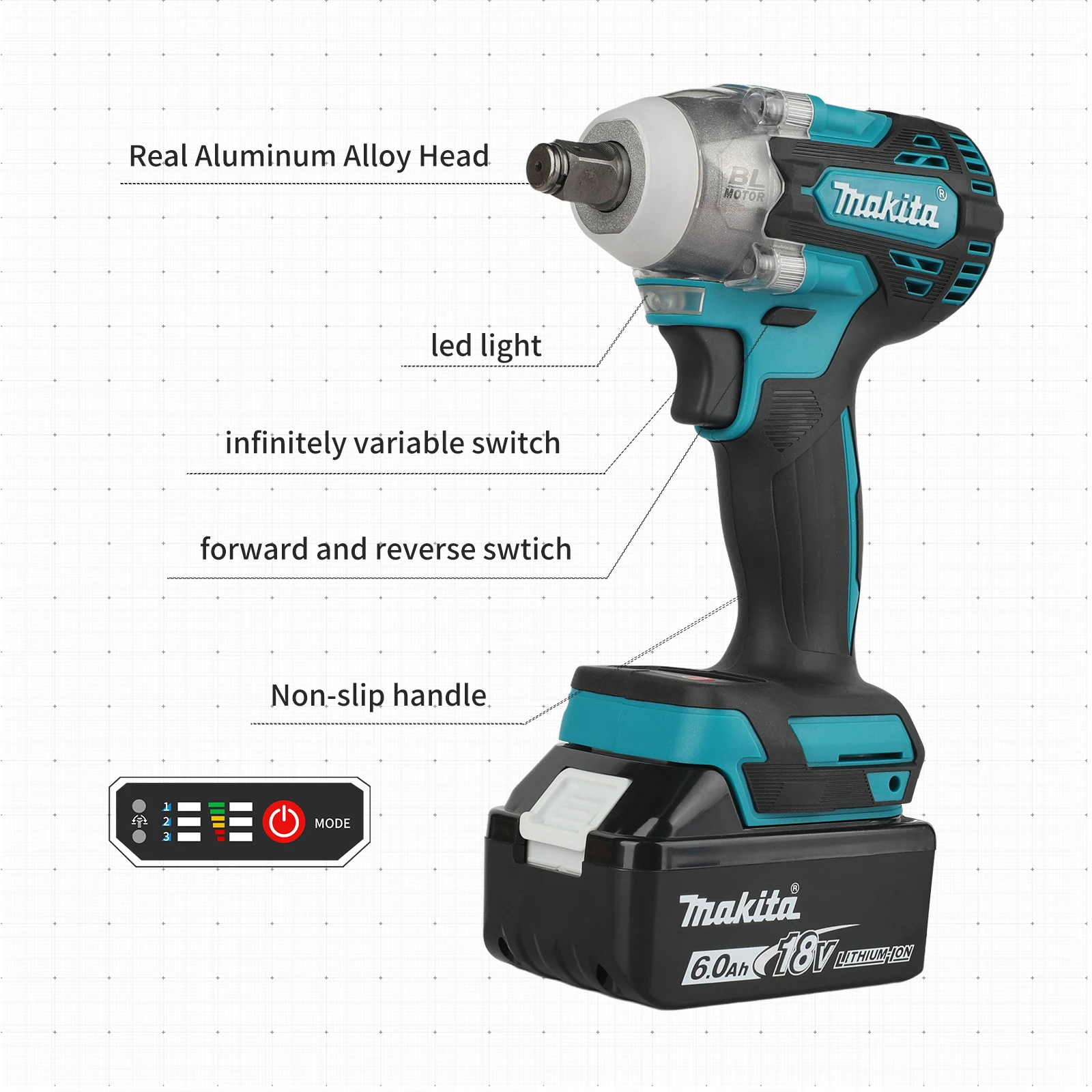 ชุดเครื่องมือ Makita DTW300 18 - Power Tools Repairs บทวิจารณ์และราคา