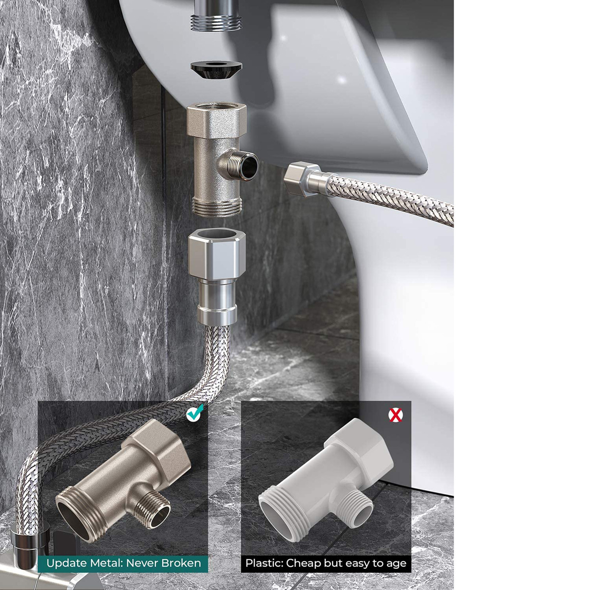 ชุดสเปรย์ฉีดชำระแบบใช้มือ  น้ำ - Power Tools You Need บทวิจารณ์และราคา